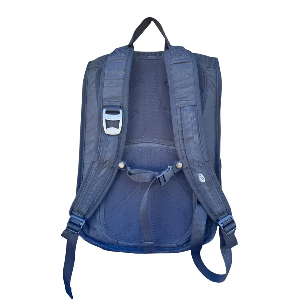 Timbuk2 Rogue Laptop Backpack Black Ballistic Nylon Messenger Style Commuter Bag